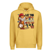 Antique Gold let the field be joyful and all that is in it Premium Hoodie - JahusDesignShop