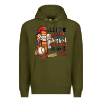 Army Green let the field be joyful and all that is in it Premium Hoodie - JahusDesignShop