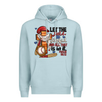 Blue Mist let the field be joyful and all that is in it Premium Hoodie - JahusDesignShop