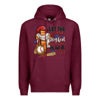 Burgundy let the field be joyful and all that is in it Premium Hoodie - JahusDesignShop