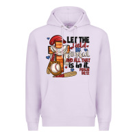 Lilac let the field be joyful and all that is in it Premium Hoodie - JahusDesignShop