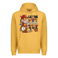 Mustard let the field be joyful and all that is in it Premium Hoodie - JahusDesignShop