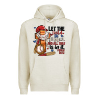 Oatmeal Heather let the field be joyful and all that is in it Premium Hoodie - JahusDesignShop