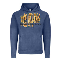 Vintage Denim pray through it on it and over it Vintage Hoodie - JahusDesignShop
