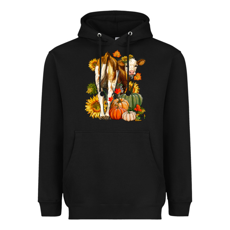 Fall Heifer Heavyweight Hoodie by LillyAllenDesigns | Teevron