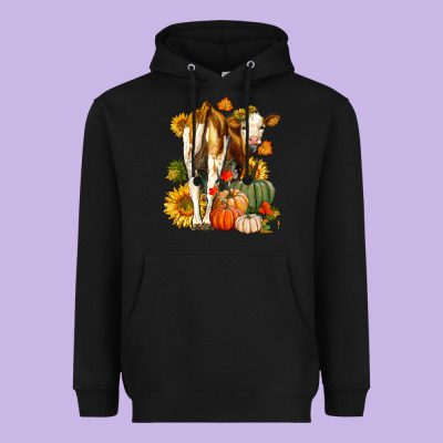 Fall Heifer Heavyweight Hoodie Designed By Lillyallendesigns