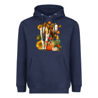 Navy Fall Heifer Heavyweight Hoodie - LillyAllenDesigns