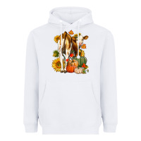 White Fall Heifer Heavyweight Hoodie - LillyAllenDesigns