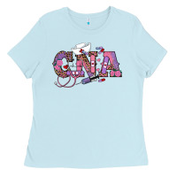 Baby Blue valentines day cna Ladies Tee - RanaPortraitStore