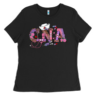 Black valentines day cna Ladies Tee - RanaPortraitStore