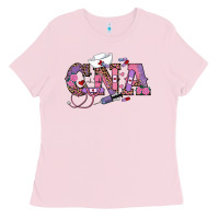 Bubblegum Pink valentines day cna Ladies Tee - RanaPortraitStore