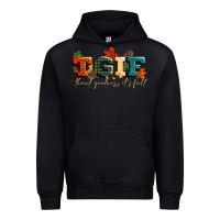 Black tgif thank goodness its fall Urban Hoodie - CowGirlArtShop