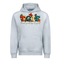 Heather Grey tgif thank goodness its fall Urban Hoodie - CowGirlArtShop