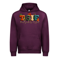 Mauve Wine tgif thank goodness its fall Urban Hoodie - CowGirlArtShop