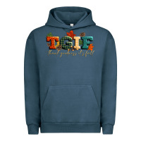Pigment Midnight Navy tgif thank goodness its fall Urban Hoodie - CowGirlArtShop