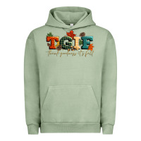 Pigment Oil Green tgif thank goodness its fall Urban Hoodie - CowGirlArtShop