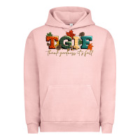 Pigment Salmon tgif thank goodness its fall Urban Hoodie - CowGirlArtShop