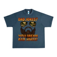 Midnight Navy dad jokes you mean rad jokes Urban Heavy Tee - Artiststas