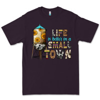 Plum life is better in a small town Premium Tee - Zillion Design Studio