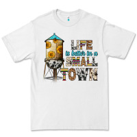 White life is better in a small town Premium Tee - Zillion Design Studio