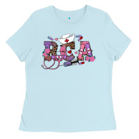 Baby Blue valentines day Ladies Tee - RanaPortraitStore