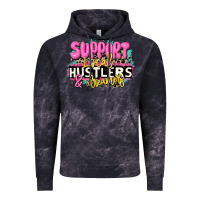 Cloud Black support local hustlers and dreamers Vintage Hoodie - JahusDesignShop