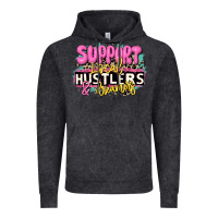 Vintage Black support local hustlers and dreamers Vintage Hoodie - JahusDesignShop