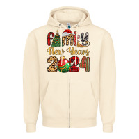 Sandshell family new years 2024 Zipper Hoodie - MaliasSmallBusiness