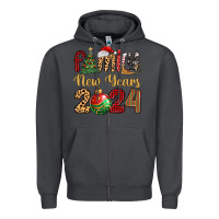 Smoke family new years 2024 Zipper Hoodie - MaliasSmallBusiness