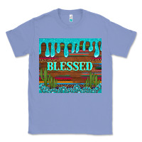 Colony Blue blessed annd cactus with gemstone tumbler Classic Tee - Artiststas