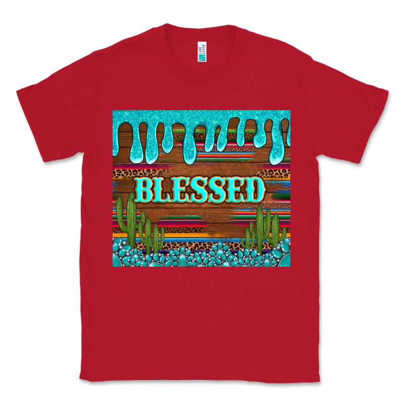 Blessed Annd Cactus With Gemstone Tumbler Classic Tee by Artiststas | Teevron