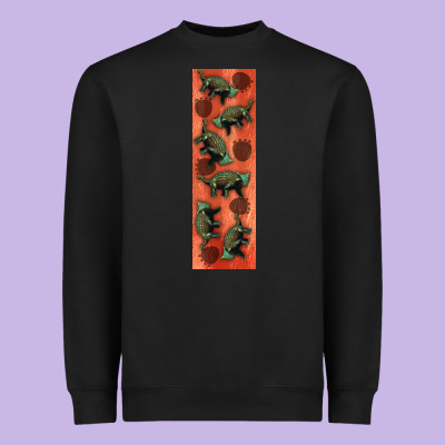 Dinosaur Ankylosaurus Pen Wrap Heavyweight Sweatshirt Designed By Artiststas