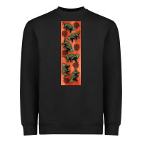 Black dinosaur ankylosaurus pen wrap Heavyweight Sweatshirt - Artiststas