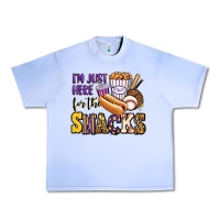 Grape Ice i'm just here for the snacks baseball purple and g Urban Heavy Tee - Jasminsmagicworld