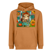 Meerkat Western Fall Cow Heavyweight Hoodie - LillyAllenDesigns