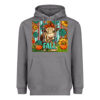 Storm Western Fall Cow Heavyweight Hoodie - LillyAllenDesigns