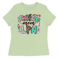 Matcha wife mom lpn licensed practical nurse Ladies Tee - RanaPortraitStore