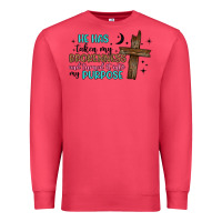 Cardinal he has taken my brokenness and turned it into my p Premium Sweatshirt - Artiststas