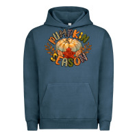 Pigment Midnight Navy pumpkin season Urban Hoodie - CowGirlArtShop