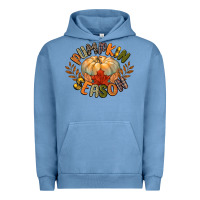 Pigment Pebble Blue pumpkin season Urban Hoodie - CowGirlArtShop