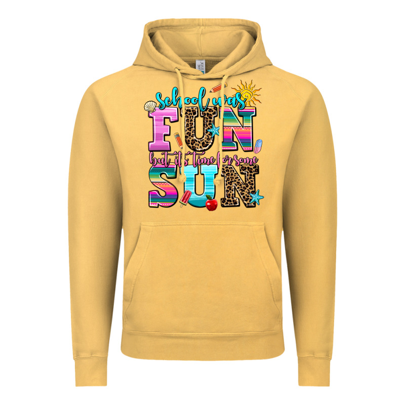 School Was  Fun But Its Time For Some  Sun Vintage Hoodie by AdoDesignShop | Teevron