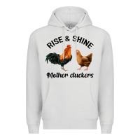 Dove Grey Rise and Shine Mother Cluckers Premium Hoodie - Bettercallsaul
