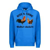 True Royal Rise and Shine Mother Cluckers Premium Hoodie - Bettercallsaul