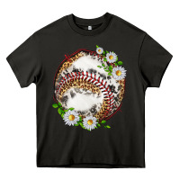 Asphalt baseball with patterns Heavy Core Tee - texasbilliewilder