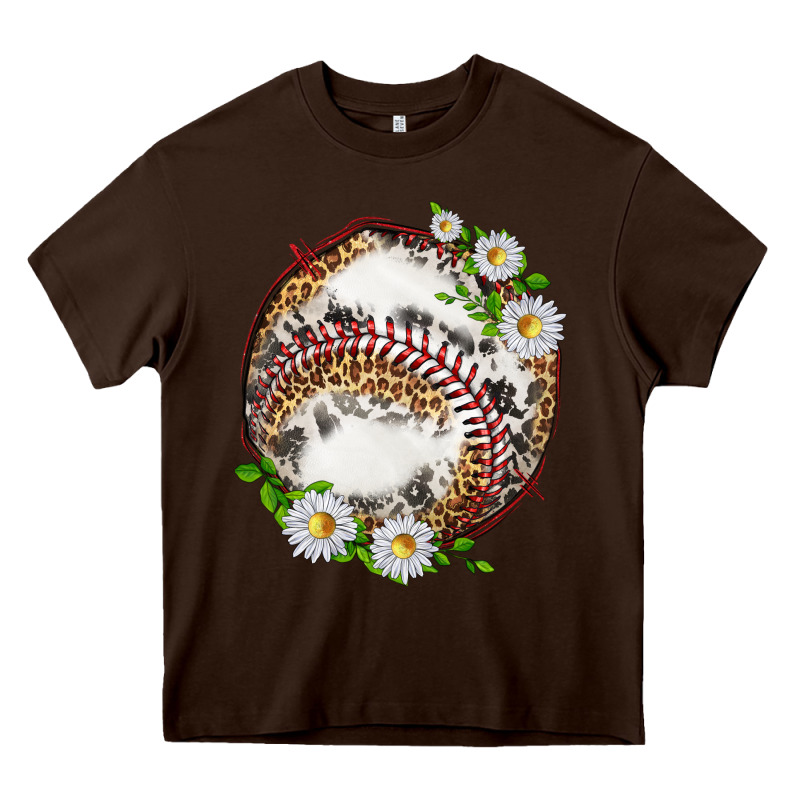 Baseball With Patterns Heavy Core Tee by texasbilliewilder | Teevron