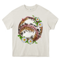 Cream baseball with patterns Heavy Core Tee - texasbilliewilder