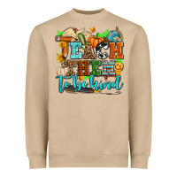Mushroom teach them to be kind with pumpkins and fall Heavyweight Sweatshirt - AdoDesignShop