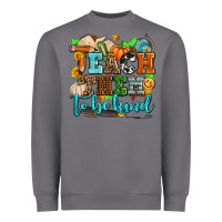 Storm teach them to be kind with pumpkins and fall Heavyweight Sweatshirt - AdoDesignShop