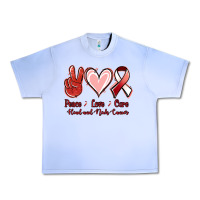 Grape Ice peace love cure head and neck cancer Urban Heavy Tee - Jasminsmagicworld