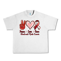 Lunar Rock peace love cure head and neck cancer Urban Heavy Tee - Jasminsmagicworld